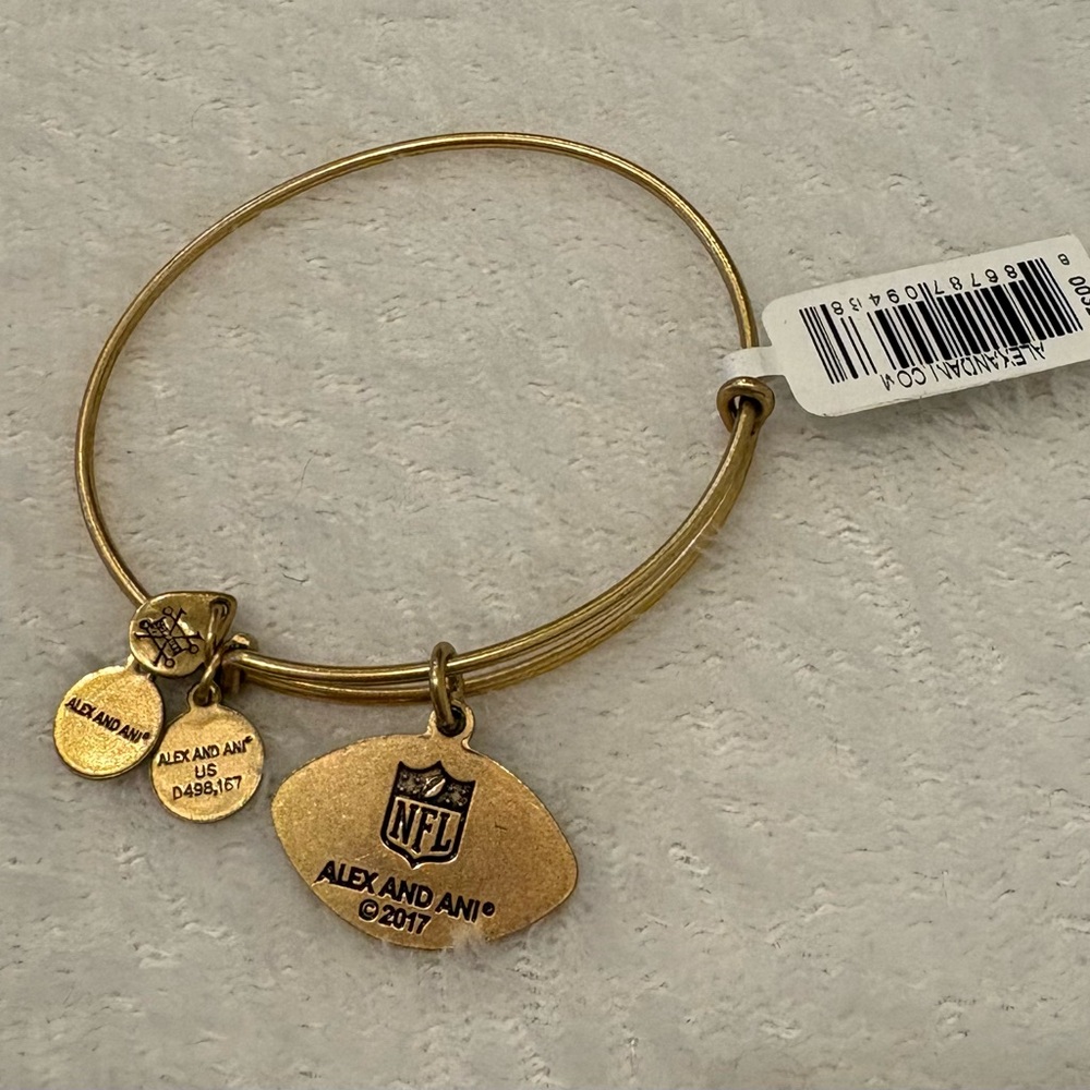 Alex and Ani Rose Gold NFL Minnesota Vikings Charm Bracelet - Picture 4 of 5